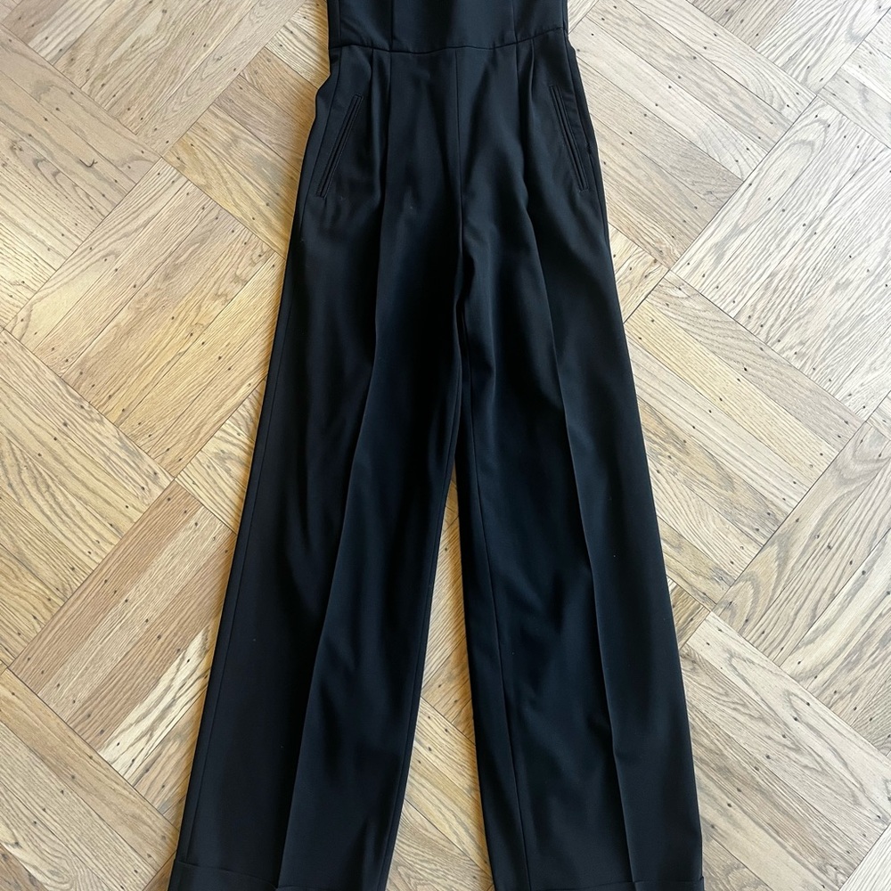 Michael Kors Black Strapless Pantsuit
